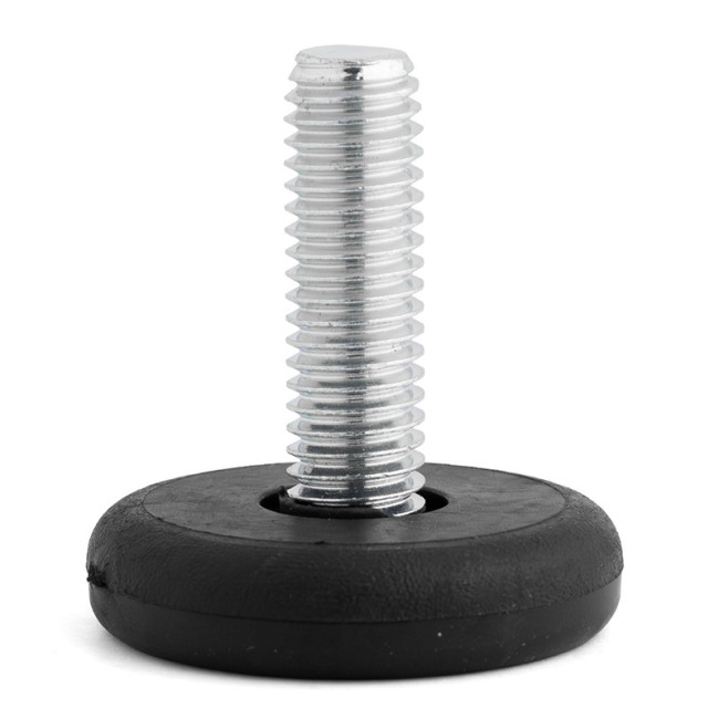 PIE NIVELADOR ANTIDESLIZANTE TINI M8 Ø30 ACERO-PLÁSTICO ACABADO ZINCADO-NEGRO PIE NIVELADOR ANTIDESLIZANTE TINI M8 Ø30 ACERO-PLÁSTICO ACABADO ZINCADO-NEGRO