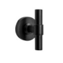 MANILLA ROSETA T 80MM Ø50 ACABADO NEGRO MATE, LATON MATE, NIQUEL SATINADO