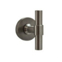 MANILLA ROSETA T 80MM Ø50 ACABADO NEGRO MATE, LATON MATE, NIQUEL SATINADO