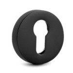 BOCALLAVE ZAMAK Ø50x10mm LISO ACABADO NEGRO Y CROMO