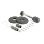 MULETILLA DESBLOQUEO ZAMAK Ø50x5mm ACABADO NEGRO, LATON, CROMO, BLANCO, ANTRACITA