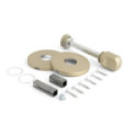 MULETILLA DESBLOQUEO ZAMAK Ø50x5mm ACABADO NEGRO, LATON, CROMO, BLANCO, ANTRACITA