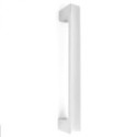 MANILLÓN DE ZAMAK. CROMO SATINADO. PUERTAS Y ARMARIOS. ALTURA 43MM. LONGITUD 228MM - JANDEL
