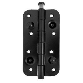 BISAGRA ANTIPALANCA 150-80 SIN REMATE CANTOS REDONDOS ACABADO NEGRO