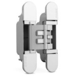 BISAGRA INVISIBLE KUBICA HYBRID K2760 - ACABADOS CROMO SATINADO Y NEGRO
