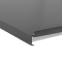 FONDO FREGADERO MODELO INA PARA MÓDULOS DE 400 A 1200 ALUMINIO GRAFITO SP16