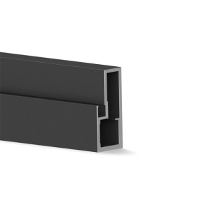 PERFIL VITRINA IONA NEGRO MATE - VERDU