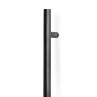MANILLÓN INOX MODELO LAND NEGRO / EFECTO INOX - TUBULAR RECTO PARA PUERTAS DE PASO Y ENTRADA 2