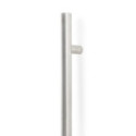 MANILLÓN INOX MODELO LAND NEGRO / EFECTO INOX - TUBULAR RECTO PARA PUERTAS DE PASO Y ENTRADA
