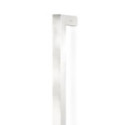 MANILLÓN INOX MODELO VALDO ACABADO NEGRO / EFECTO INOX - TUBULAR RECTO DE 900 Y 1200 MM PARA PUERTAS DE ENTRADA O PASO