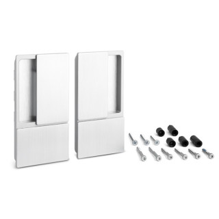 MANILLA WAVE PUERTA BATIENTE CIEGA CROMO SATINADO ESPESOR HASTA 60MM 2