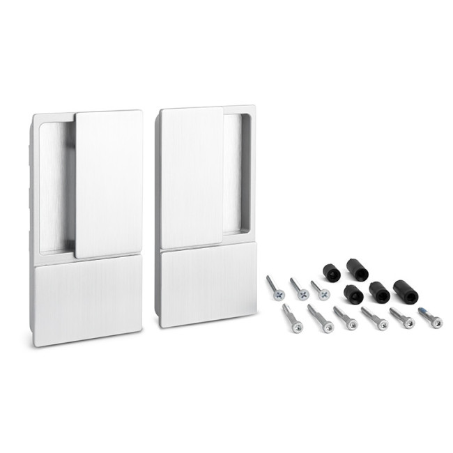 MANILLA WAVE PUERTA BATIENTE CIEGA CROMO SATINADO ESPESOR HASTA 60MM