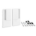 MANILLA WAVE PUERTA BATIENTE CIEGA CROMO SATINADO ESPESOR HASTA 60MM