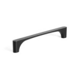 TIRADOR VALLE DE ZAMAK 128 MM - ACABADO GRIS, NEGRO, BLANCO U ORO PARA MUEBLES CONTEMPORÁNEOS