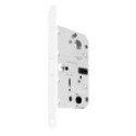 PICAPORTE MAGNÉTICO WAVE ENTRADA 50 PUERTA BATIENTE DE BAÑO ACABADO CROMO CEPILLAD