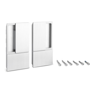 MANILLA WAVE PUERTA CORREDERA CIEGA CROMO SATINADO ESPESOR HASTA 60MM 2