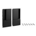 MANILLA WAVE PUERTA CORREDERA CIEGA CROMO SATINADO ESPESOR HASTA 60MM