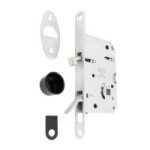 PICAPORTE MAGNÉTICO WAVE E50 PUERTA CORREDERA BAÑO - CROMO SATINADO, NEGRO MATE O BLANCO MATE ACABADO CROMO SATINADO
