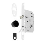 PICAPORTE MAGNÉTICO WAVE E50 PUERTA CORREDERA BAÑO - CROMO SATINADO, NEGRO MATE O BLANCO MATE ACABADO CROMO SATINADO