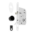 PICAPORTE MAGNÉTICO WAVE E50 PUERTA CORREDERA BAÑO - CROMO SATINADO, NEGRO MATE O BLANCO MATE ACABADO CROMO SATINADO