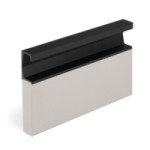 TIRADOR ALUMINIO EMBUTIR MODELO SIX L597/L3000 BLANCO MATE, NEGRO LAVA, MARRÓN METAL