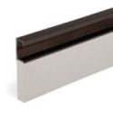 TIRADOR ALUMINIO EMBUTIR MODELO SIX L597/L3000 BLANCO MATE, NEGRO LAVA, MARRÓN METAL
