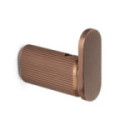 PERCHA BROOKLYN 40X35MM / 70X70MM NEGRO CEPILLADO / BRONCE CEPILLADO
