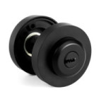 MULETILLA CON LLAVE Ø50X10MM NEGRO MATE / NIQUEL SATINADO / PULIDO BRILLO