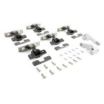 KIT EXEDRA PUSH Y SMOVE PARA PUERTAS ESCAMOTEABLES - ACABADO NÍQUEL O TITANIO SEGÚN MODELO