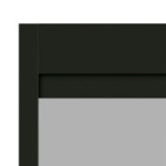 KIT MAGIC2 FRAME PARA PUERTAS DE PASO DE CRISTAL 80KG ACABADO NEGRO