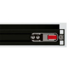 KIT MAGIC2 FRAME PARA PUERTAS DE PASO DE CRISTAL 80KG ACABADO NEGRO