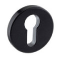 BOCALLAVE REDONDA IN.04.28R.Y08.N PARA CILINDRO EUROPEO - ACERO INOX SATINADO CON BASE INTERIOR DE NYLON