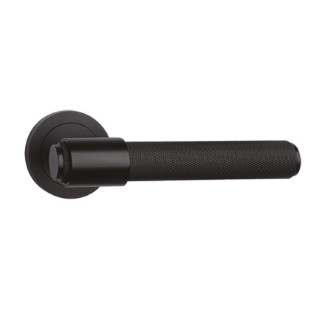 ROSETA ALUMINIO GRAFILADA GAT Ø53 NEGRO MATE