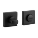 MULETILLA DESBLOQUEO ZAMAK 35X35 NIQUEL CEPILLADO, NEGRO MATE