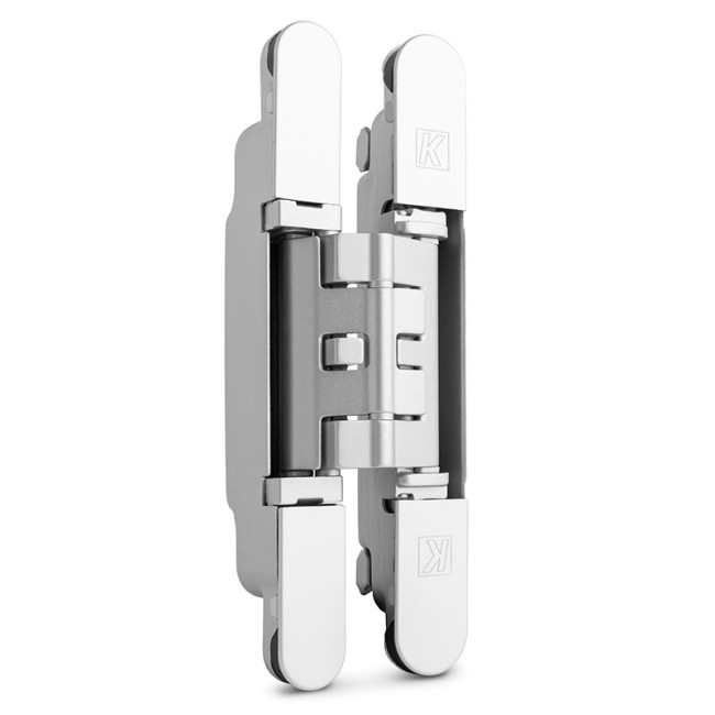 BISAGRA OCULTA K2460 PARA PUERTAS DE MADERA - ACABADOS NEGRO, ORO Y CROMO SATINADO