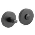 JUEGO MULETILLA DESBLOQUEO ZAMAK 50X10 CROMO CEPILLADO, NEGRO ACABADO CROMO CEPILLAD