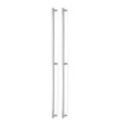 MANILLON MOON DOBLE C1056/528 L1096 INOX, LATON, NEGRO CEPILLADO ACABADO EFECTO INOX