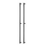 MANILLON MOON DOBLE C1056/528 L1096 INOX, LATON, NEGRO CEPILLADO ACABADO EFECTO INOX