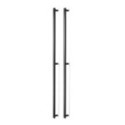 MANILLON MOON DOBLE C1056/528 L1096 INOX, LATON, NEGRO CEPILLADO