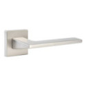 ROSETA ZAMAK MODELO ZET 51x51 ACABADO NEGRO MATE, NIQUEL SATINADO