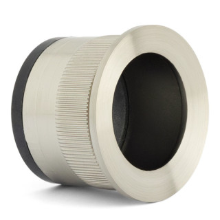 TIRADOR EMBUTIR ZAMAK MODELO DEDAL NIQUEL SATINADO, NEGRO MATE 2