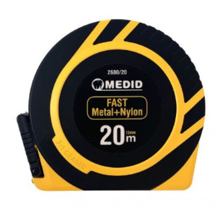 CINTA MÉTRICA METÁLICA FAST 20MS. ACERO AL CARBONO. ESCALA MÉTRICA. LONGITUD 20 M