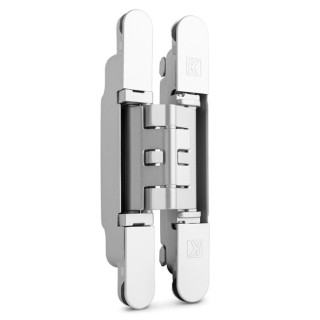 BISAGRA OCULTA K2460 PARA PUERTAS DE MADERA - ACABADOS NEGRO, ORO Y CROMO SATINADO 2