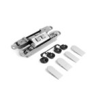 BISAGRA OCULTA K2460 PARA PUERTAS DE MADERA - ACABADOS NEGRO, ORO Y CROMO SATINADO