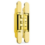 BISAGRA OCULTA K2460 PARA PUERTAS DE MADERA - ACABADOS NEGRO, ORO Y CROMO SATINADO