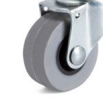 RUEDA GIRATORIA RIAL ARO DE GOMA Ø40 TP8 ZINCADO SIN ANTIHILO. 20Kgs/RUEDA. RUEDA GIRATORIA RIAL ARO DE GOMA Ø40 TP8 ZINCADO SIN ANTIHILO. 20Kgs/RUEDA.