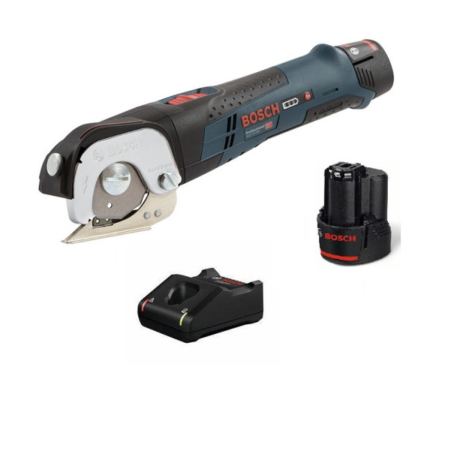 TIJERA CORTADORA DE TELA GUS 12V. BATERÍA. CUERPO DE POLÍMERO TÉCNICO. LONGITUD 293MM - BOSCH