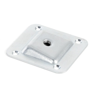 PLACA INCLINADA M8 66X58 ZINCADO P/PATA MESA