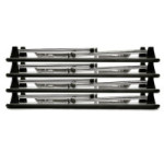 BASTIDOR PLEGABLE PARA MESA. ACERO Y PLÁSTICO. CROMO. ALTURA 710MM. SISTEMA DE BLOQUEO
