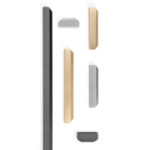 TIRADOR ALUMINIO VANN. DISPONIBLE EN ACABADOS NEGRO MATE, ANODIZADO BRILLO Y LATON OSCURO